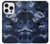 S2959 Navy Blue Camo Camouflage Hülle Schutzhülle Taschen für iPhone 16 pro