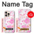 S3036 Pink Sweet Flower Flora Hülle Schutzhülle Taschen für iPhone 16 pro