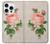 S3079 Vintage Pink Rose Hülle Schutzhülle Taschen für iPhone 16 pro