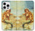 S3184 Little Mermaid Painting Hülle Schutzhülle Taschen für iPhone 16 pro