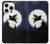 S3289 Flying Pig Full Moon Night Hülle Schutzhülle Taschen für iPhone 16 pro