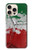 S3318 Italy Flag Vintage Football Graphic Hülle Schutzhülle Taschen für iPhone 16 pro