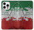 S3318 Italy Flag Vintage Football Graphic Hülle Schutzhülle Taschen für iPhone 16 pro