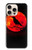S3328 Crow Red Moon Hülle Schutzhülle Taschen für iPhone 16 pro