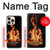 S3379 Fire Frame Hülle Schutzhülle Taschen für iPhone 16 pro