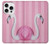 S3805 Flamingo Pink Pastel Hülle Schutzhülle Taschen für iPhone 16 pro