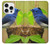S3839 Bluebird of Happiness Blue Bird Hülle Schutzhülle Taschen für iPhone 16 pro