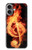 S0493 Music Note Burn Hülle Schutzhülle Taschen für iPhone 16 plus