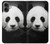 S1072 Panda Bear Hülle Schutzhülle Taschen für iPhone 16 plus