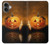 S1083 Pumpkin Spider Candles Halloween Hülle Schutzhülle Taschen für iPhone 16 plus