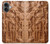 S1307 Fish Wood Carving Graphic Printed Hülle Schutzhülle Taschen für iPhone 16 plus