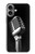 S1672 Retro Microphone Jazz Music Hülle Schutzhülle Taschen für iPhone 16 plus