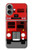 S2058 England British Double Decker Bus Hülle Schutzhülle Taschen für iPhone 16 plus