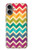 S2362 Rainbow Colorful Shavron Zig Zag Pattern Hülle Schutzhülle Taschen für iPhone 16 plus