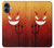 S2454 Red Cute Little Devil Cartoon Hülle Schutzhülle Taschen für iPhone 16 plus