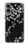 S2544 Japanese Kimono Style Black Flower Pattern Hülle Schutzhülle Taschen für iPhone 16 plus