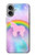 S3070 Rainbow Unicorn Pastel Sky Hülle Schutzhülle Taschen für iPhone 16 plus