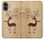 S3081 Wooden Raindeer Graphic Printed Hülle Schutzhülle Taschen für iPhone 16 plus