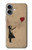 S3170 Girl Heart Out of Reach Hülle Schutzhülle Taschen für iPhone 16 plus