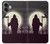 S3262 Grim Reaper Night Moon Cemetery Hülle Schutzhülle Taschen für iPhone 16 plus