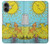 S3435 Tarot Card Moon Hülle Schutzhülle Taschen für iPhone 16 plus