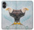 S3843 Bald Eagle On Ice Hülle Schutzhülle Taschen für iPhone 16 plus