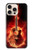 S0415 Fire Guitar Burn Hülle Schutzhülle Taschen für iPhone 16 pro max