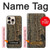 S0598 Wood Graphic Printed Hülle Schutzhülle Taschen für iPhone 16 pro max