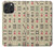 S0802 Mahjong Hülle Schutzhülle Taschen für iPhone 16 pro max