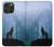 S0935 Wolf Howling in Forest Hülle Schutzhülle Taschen für iPhone 16 pro max