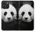 S1072 Panda Bear Hülle Schutzhülle Taschen für iPhone 16 pro max