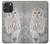 S1566 Snowy Owl White Owl Hülle Schutzhülle Taschen für iPhone 16 pro max
