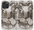 S1681 Steampunk Drawing Hülle Schutzhülle Taschen für iPhone 16 pro max