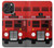 S2058 England British Double Decker Bus Hülle Schutzhülle Taschen für iPhone 16 pro max
