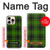 S2373 Tartan Green Pattern Hülle Schutzhülle Taschen für iPhone 16 pro max
