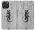 S2446 Gecko Wood Graphic Printed Hülle Schutzhülle Taschen für iPhone 16 pro max