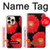 S2478 Red Daisy flower Hülle Schutzhülle Taschen für iPhone 16 pro max