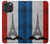 S2859 Vintage France Flag Eiffel Tower Hülle Schutzhülle Taschen für iPhone 16 pro max