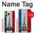 S2859 Vintage France Flag Eiffel Tower Hülle Schutzhülle Taschen für iPhone 16 pro max