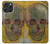 S3359 Vincent Van Gogh Skull Hülle Schutzhülle Taschen für iPhone 16 pro max