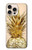 S3490 Gold Pineapple Hülle Schutzhülle Taschen für iPhone 16 pro max