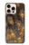 S3691 Gold Peacock Feather Hülle Schutzhülle Taschen für iPhone 16 pro max
