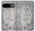 S1566 Snowy Owl White Owl Hülle Schutzhülle Taschen für Google Pixel 9