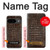 S2850 Brown Skin Alligator Graphic Printed Hülle Schutzhülle Taschen für Google Pixel 9