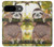 S3138 Cute Baby Sloth Paint Hülle Schutzhülle Taschen für Google Pixel 9