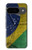S3297 Brazil Flag Vintage Football Graphic Hülle Schutzhülle Taschen für Google Pixel 9