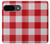 S3535 Red Gingham Hülle Schutzhülle Taschen für Google Pixel 9