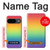 S3698 LGBT Gradient Pride Flag Hülle Schutzhülle Taschen für Google Pixel 9