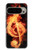 S0493 Music Note Burn Hülle Schutzhülle Taschen für Google Pixel 9 Pro