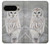 S1566 Snowy Owl White Owl Hülle Schutzhülle Taschen für Google Pixel 9 Pro